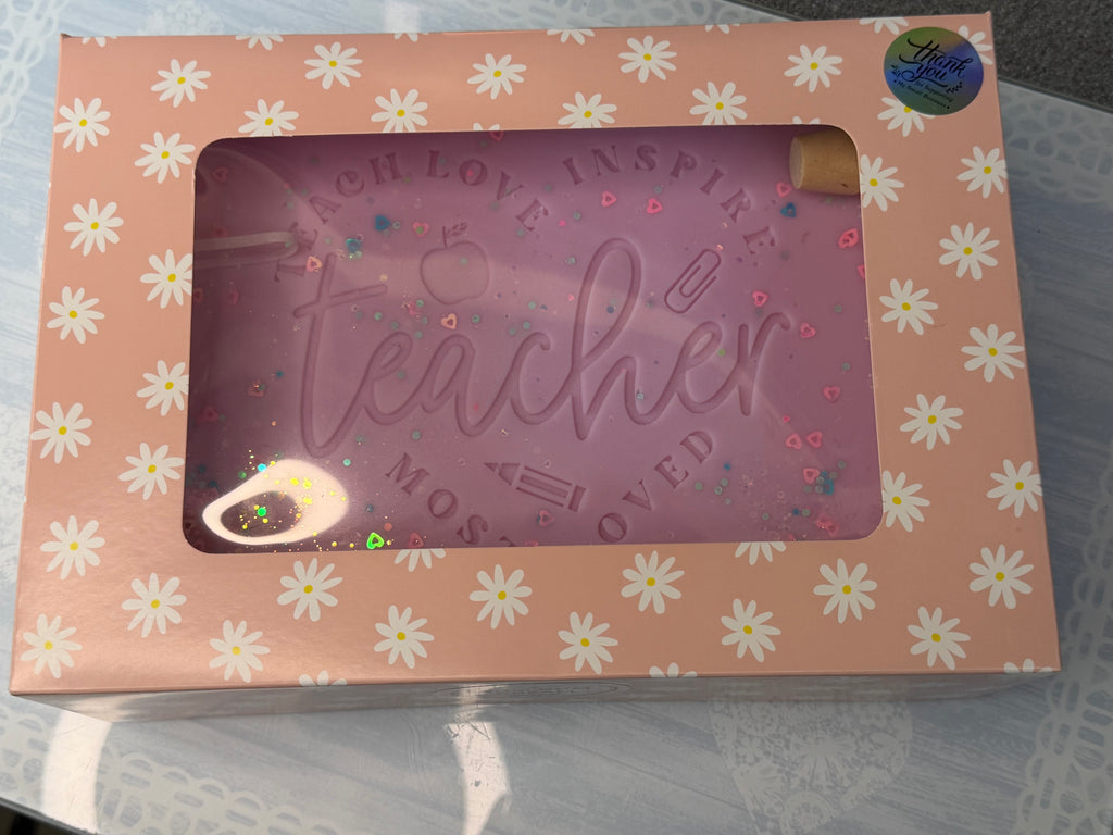 Teacher wax melt slab