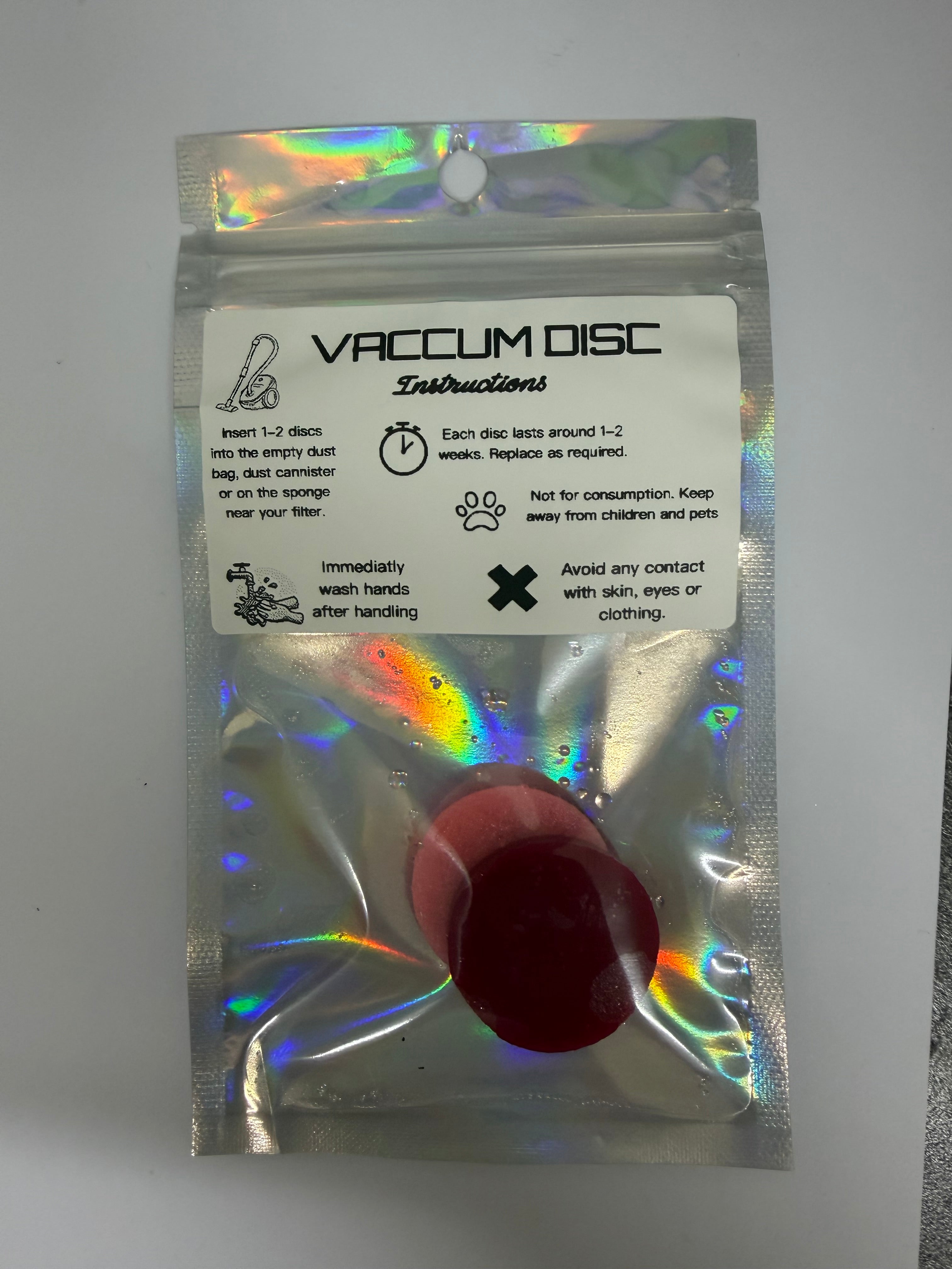 Vaccum Disc- Fluffy Pink