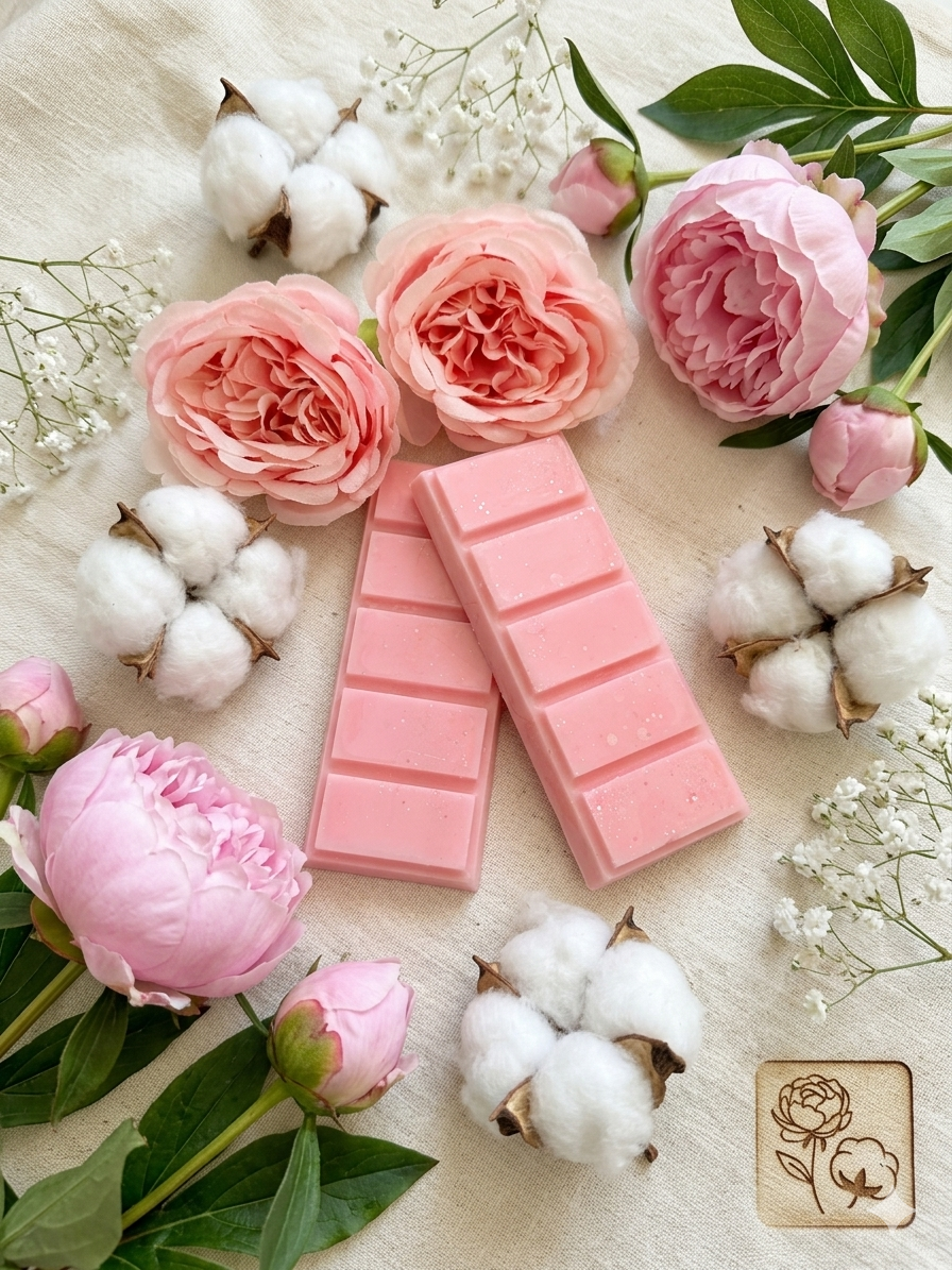 Pink Peony & Cotton Fresh Snapbar