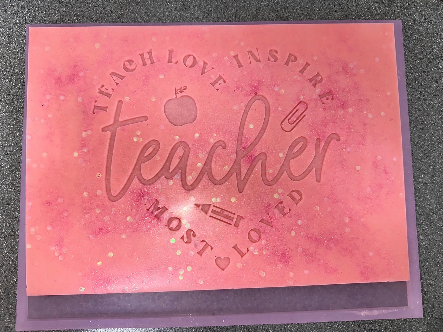 Teacher wax melt slab